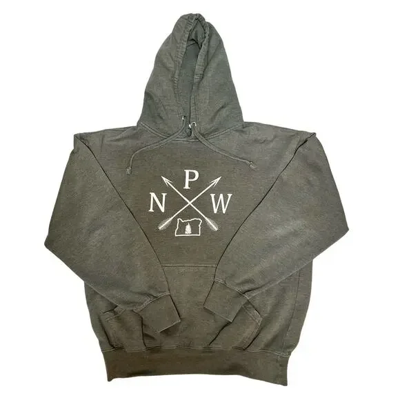 Smart Blanks Shirts Pnw Pacific Northwest Oregon Green Hoodie